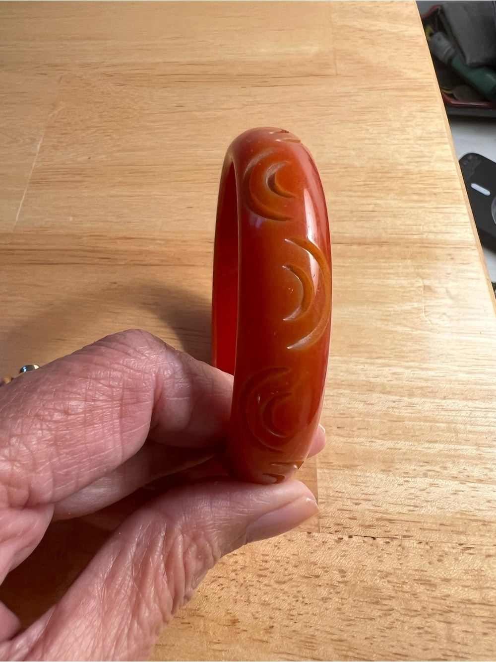 Carved bracelet